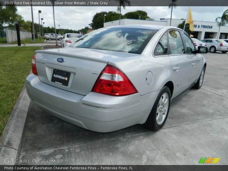 Silver Frost Metallic / Shale Grey 2005 Ford Five Hundred SEL