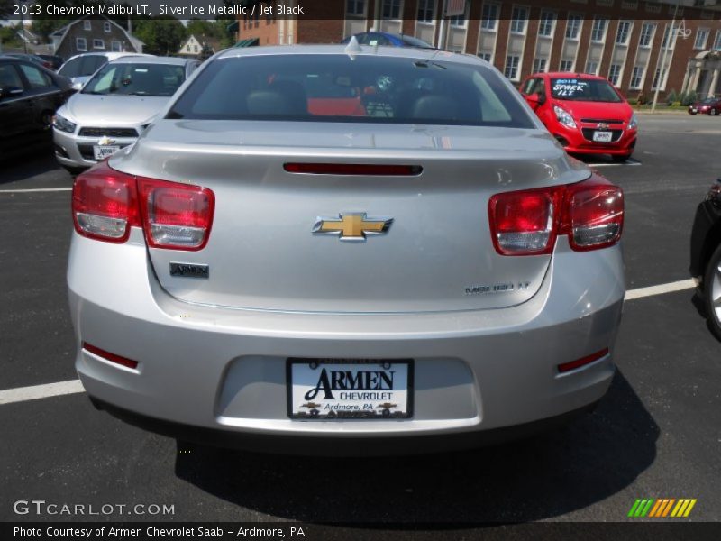 Silver Ice Metallic / Jet Black 2013 Chevrolet Malibu LT