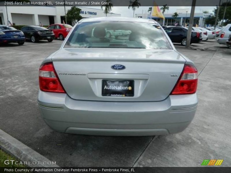 Silver Frost Metallic / Shale Grey 2005 Ford Five Hundred SEL