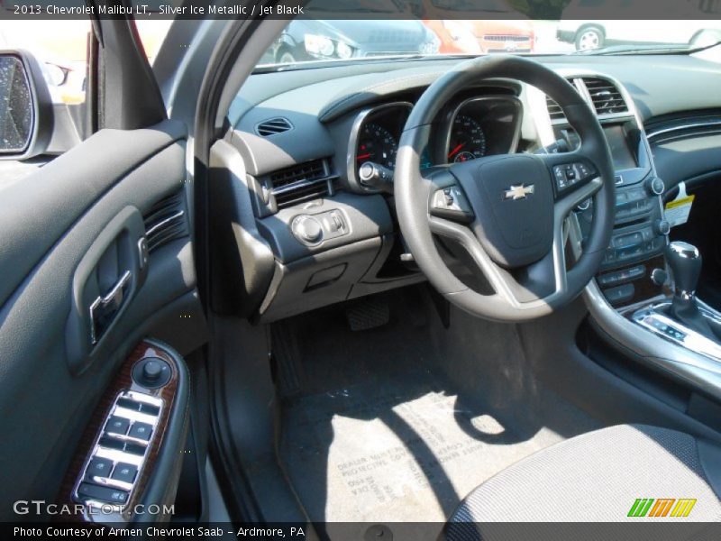 Silver Ice Metallic / Jet Black 2013 Chevrolet Malibu LT