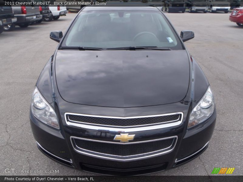 Black Granite Metallic / Ebony 2011 Chevrolet Malibu LT