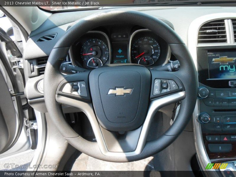 Silver Ice Metallic / Jet Black 2013 Chevrolet Malibu LT
