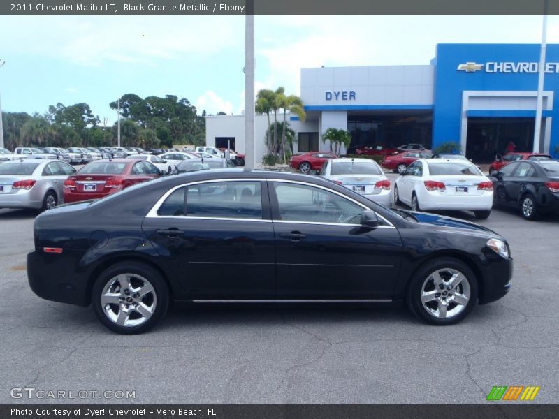 Black Granite Metallic / Ebony 2011 Chevrolet Malibu LT