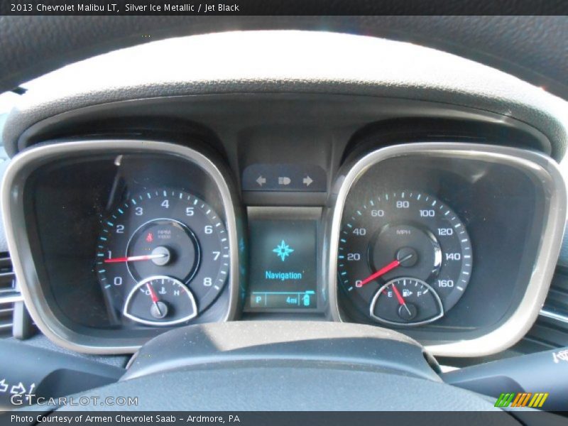 Silver Ice Metallic / Jet Black 2013 Chevrolet Malibu LT