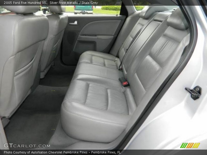 Rear Seat of 2005 Five Hundred SEL