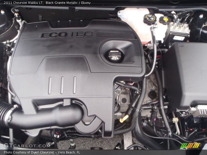 Black Granite Metallic / Ebony 2011 Chevrolet Malibu LT