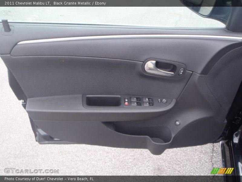 Black Granite Metallic / Ebony 2011 Chevrolet Malibu LT