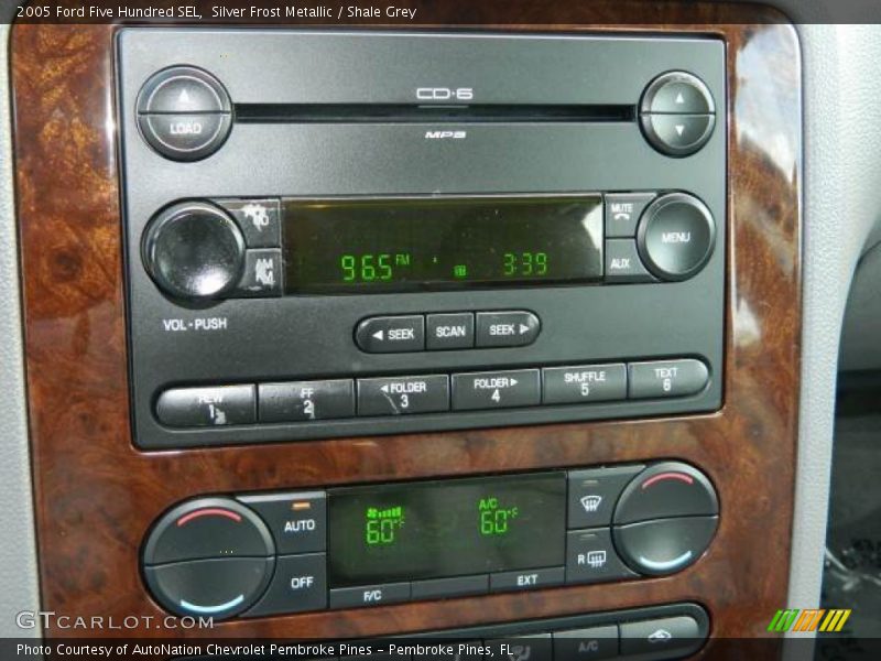 Audio System of 2005 Five Hundred SEL