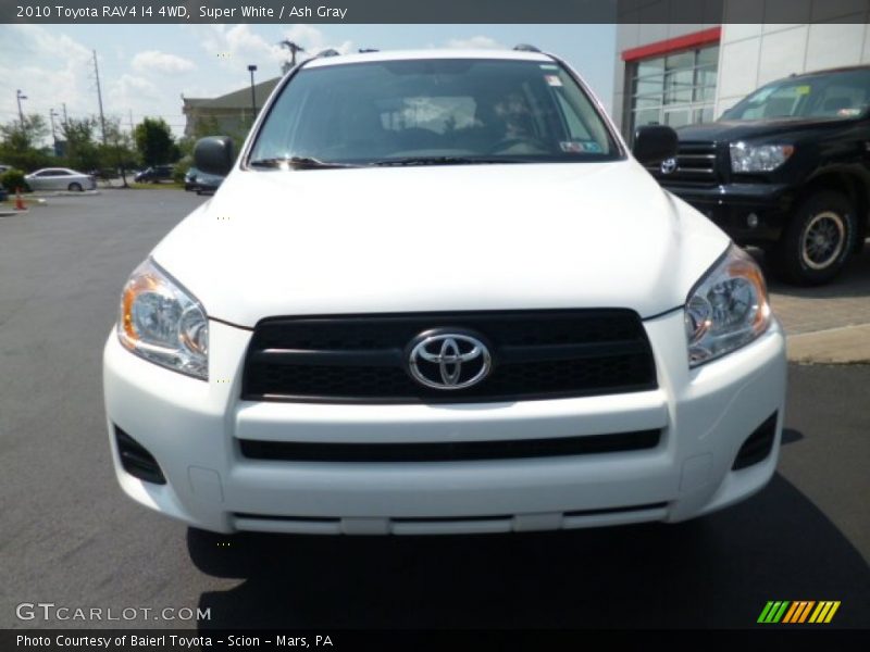 Super White / Ash Gray 2010 Toyota RAV4 I4 4WD