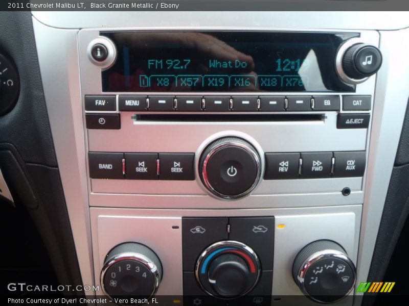 Black Granite Metallic / Ebony 2011 Chevrolet Malibu LT