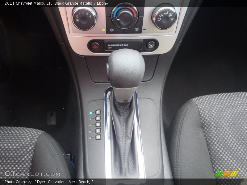 Black Granite Metallic / Ebony 2011 Chevrolet Malibu LT