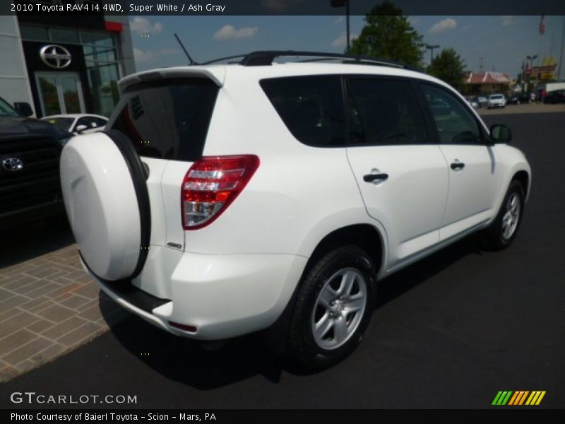 Super White / Ash Gray 2010 Toyota RAV4 I4 4WD