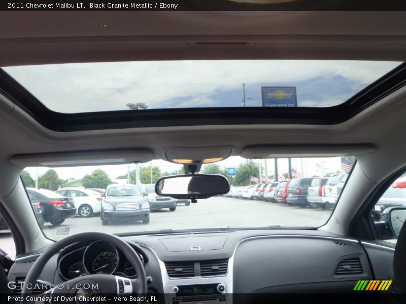 Black Granite Metallic / Ebony 2011 Chevrolet Malibu LT