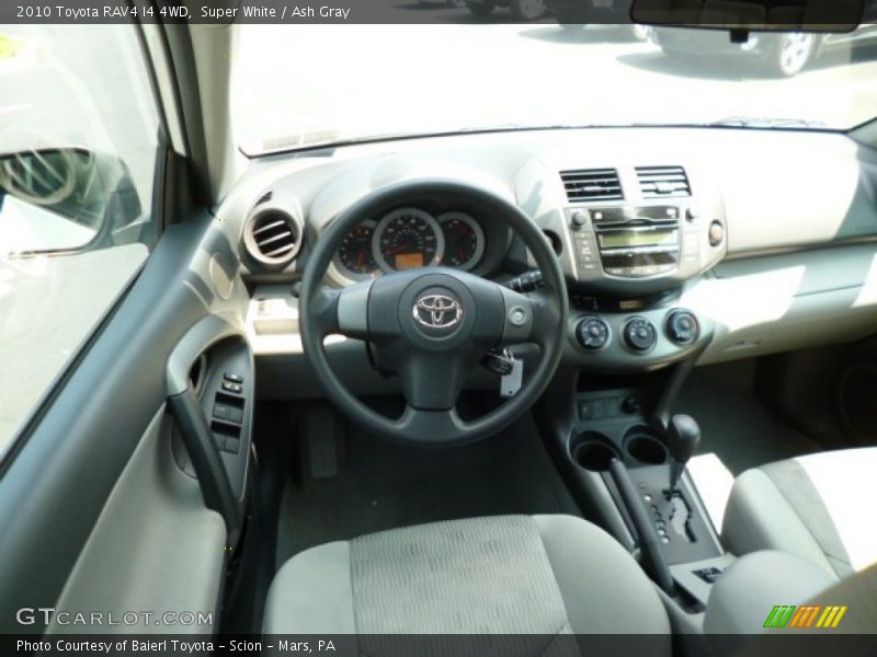 Super White / Ash Gray 2010 Toyota RAV4 I4 4WD