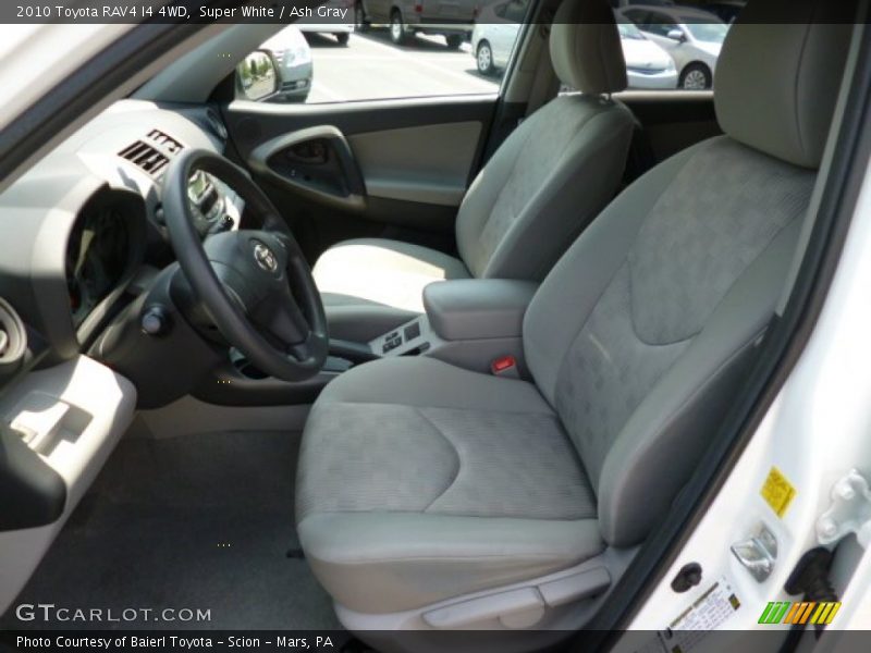 Super White / Ash Gray 2010 Toyota RAV4 I4 4WD