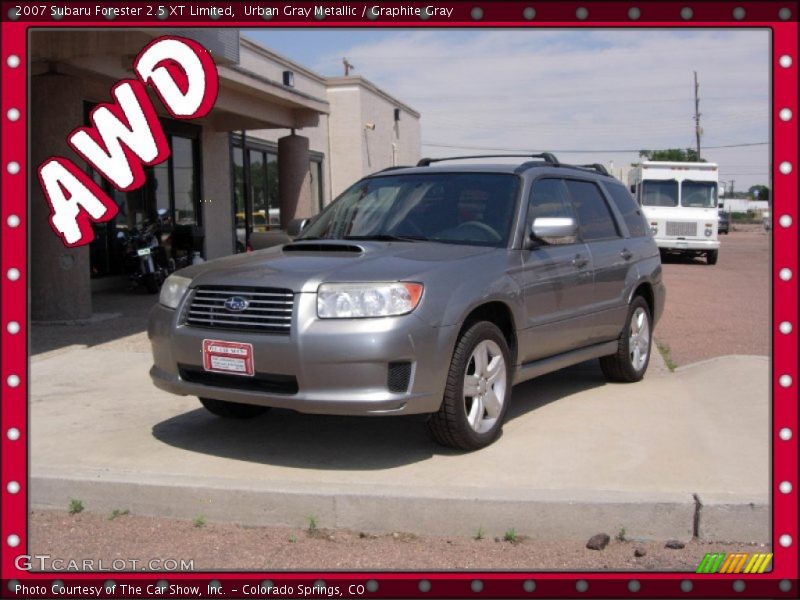 Urban Gray Metallic / Graphite Gray 2007 Subaru Forester 2.5 XT Limited