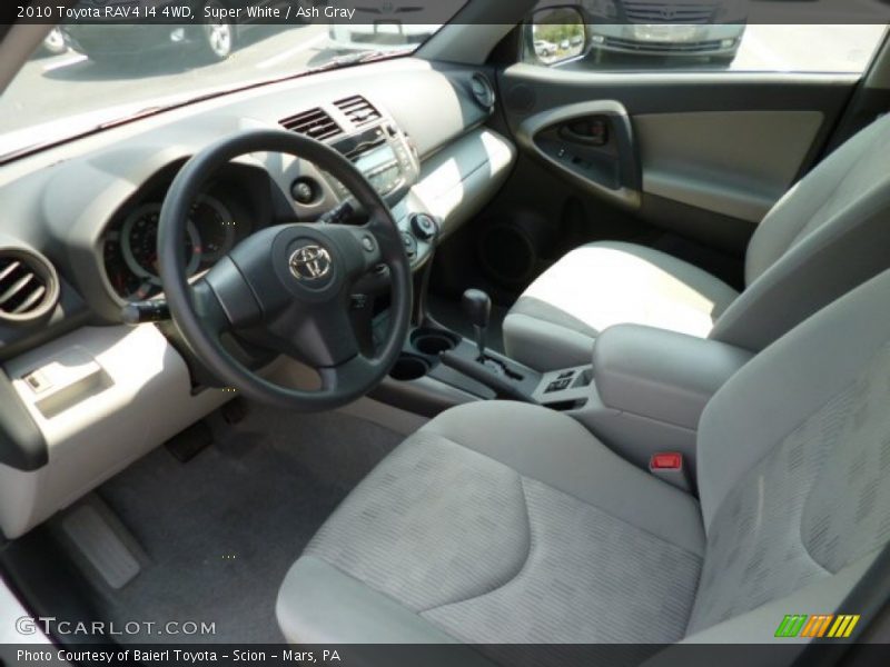 Super White / Ash Gray 2010 Toyota RAV4 I4 4WD
