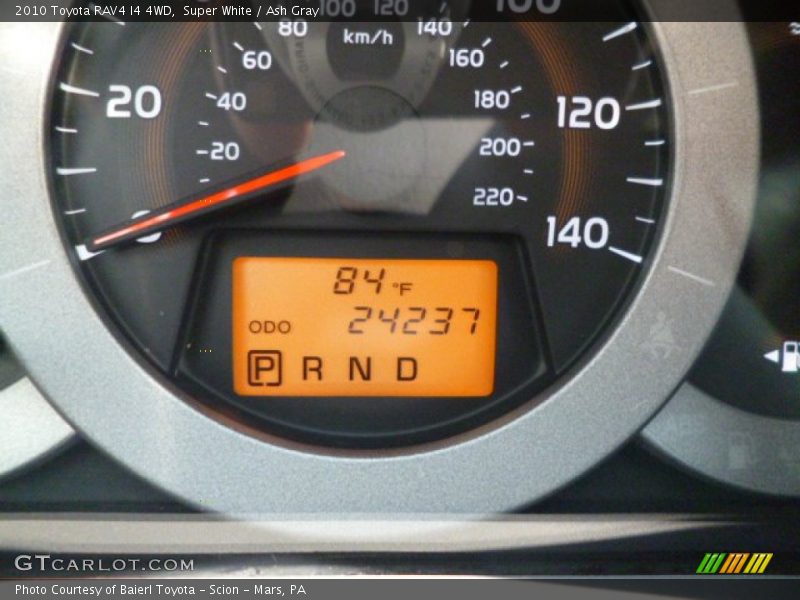 Super White / Ash Gray 2010 Toyota RAV4 I4 4WD