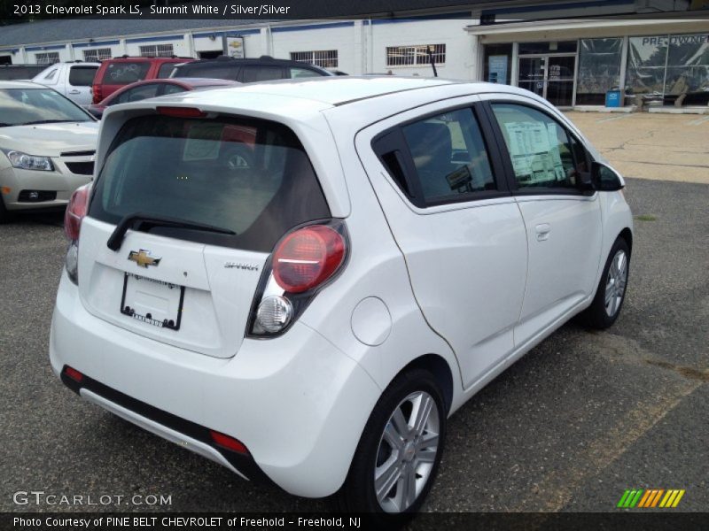 Summit White / Silver/Silver 2013 Chevrolet Spark LS