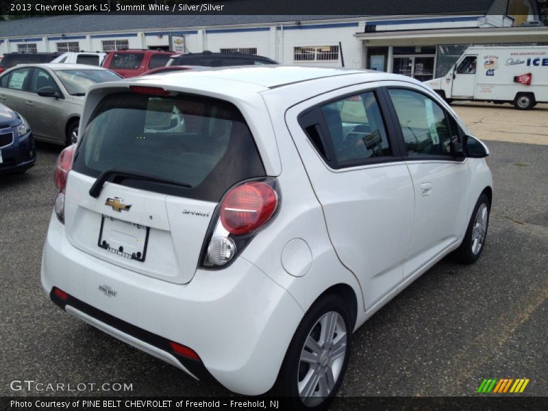 Summit White / Silver/Silver 2013 Chevrolet Spark LS