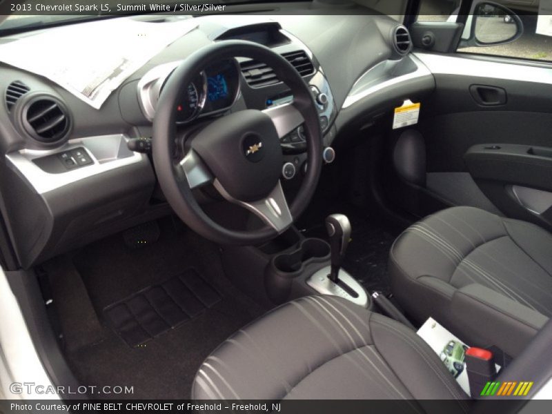 Summit White / Silver/Silver 2013 Chevrolet Spark LS