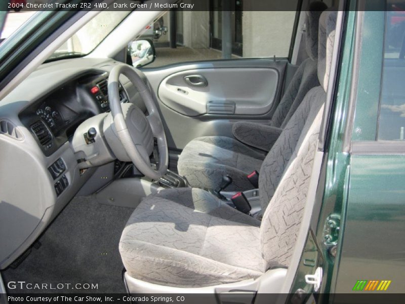 Dark Green / Medium Gray 2004 Chevrolet Tracker ZR2 4WD