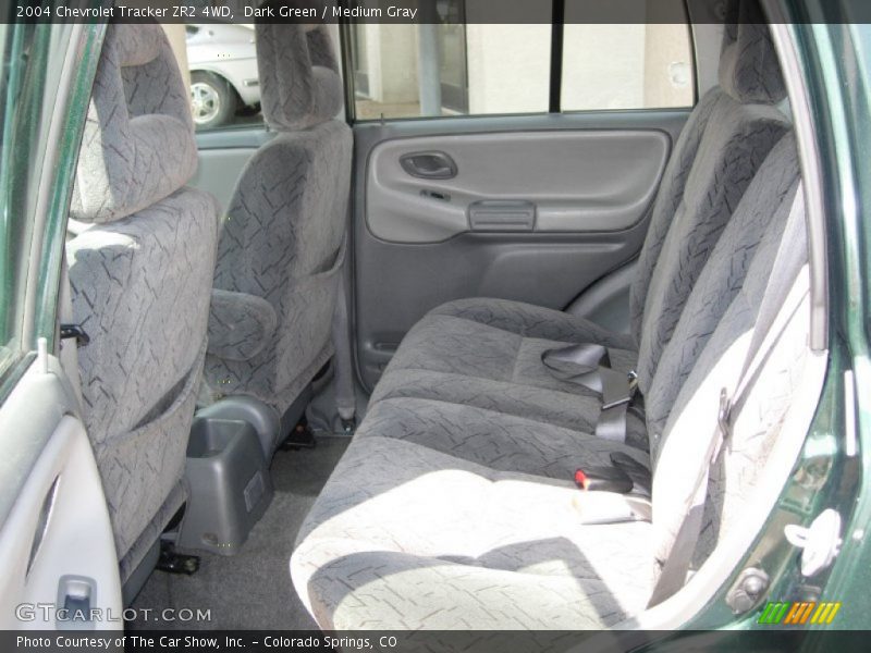 Dark Green / Medium Gray 2004 Chevrolet Tracker ZR2 4WD