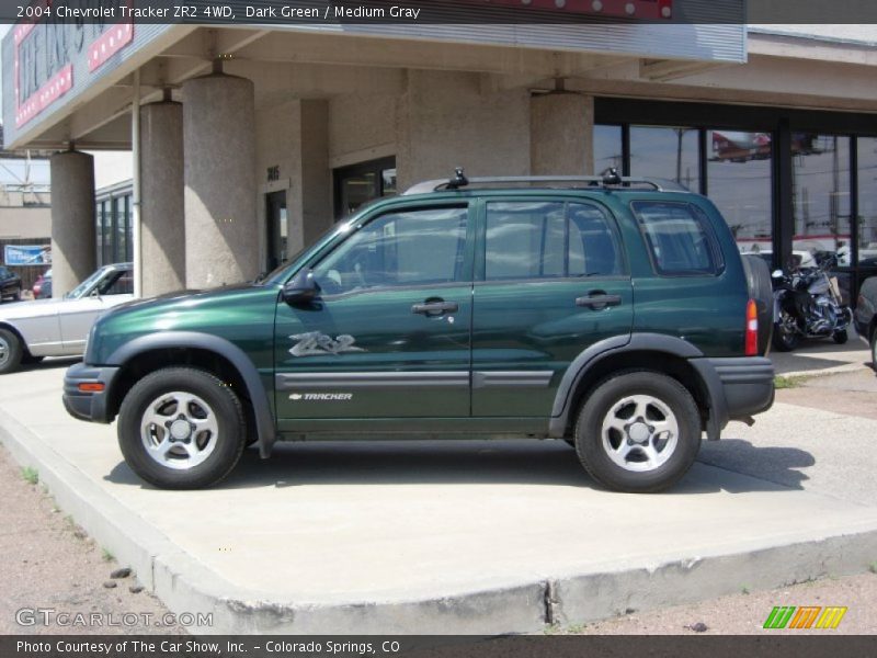 Dark Green / Medium Gray 2004 Chevrolet Tracker ZR2 4WD