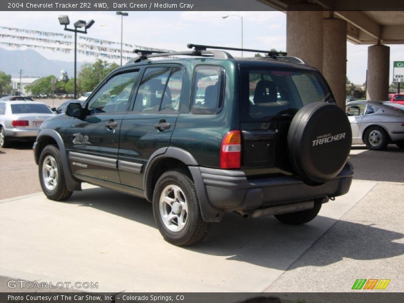 Dark Green / Medium Gray 2004 Chevrolet Tracker ZR2 4WD