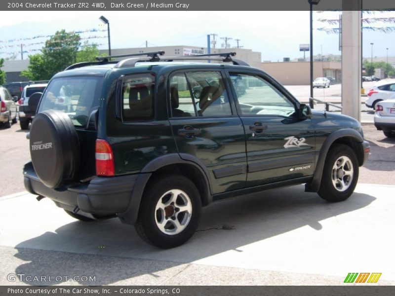 Dark Green / Medium Gray 2004 Chevrolet Tracker ZR2 4WD