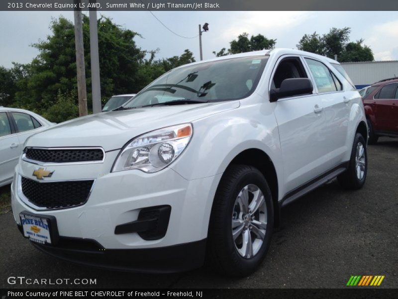 Summit White / Light Titanium/Jet Black 2013 Chevrolet Equinox LS AWD