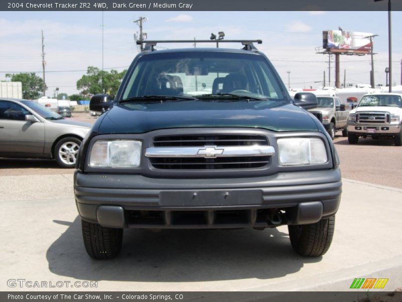 Dark Green / Medium Gray 2004 Chevrolet Tracker ZR2 4WD