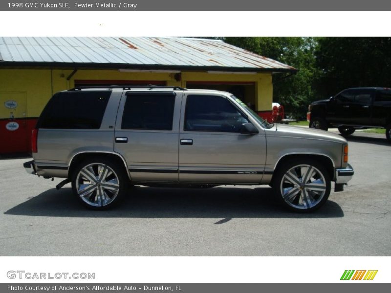 Pewter Metallic / Gray 1998 GMC Yukon SLE