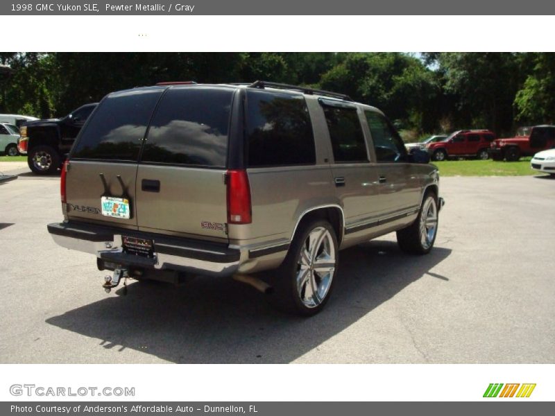 Pewter Metallic / Gray 1998 GMC Yukon SLE