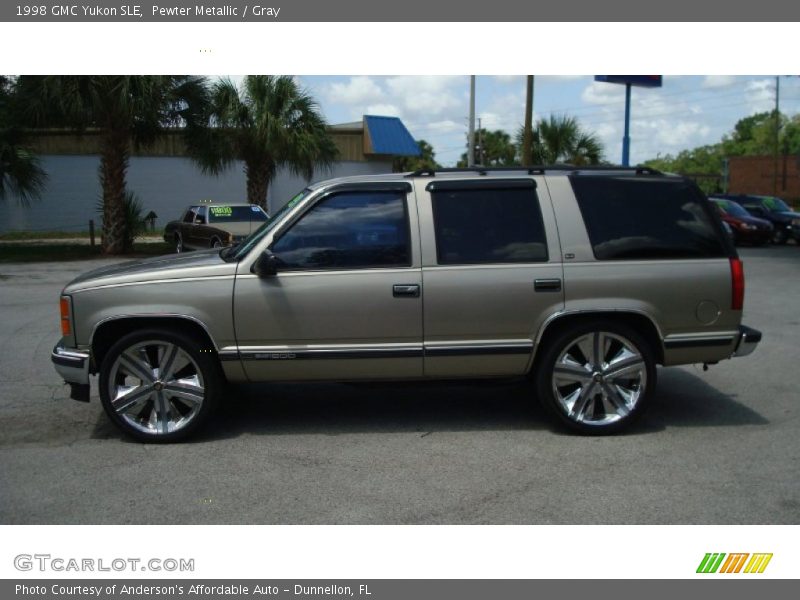 Pewter Metallic / Gray 1998 GMC Yukon SLE
