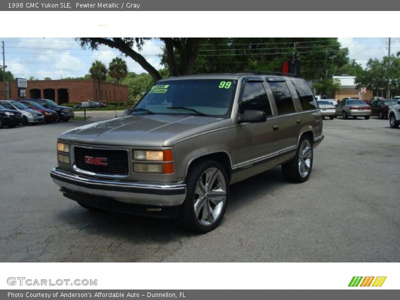 Pewter Metallic / Gray 1998 GMC Yukon SLE