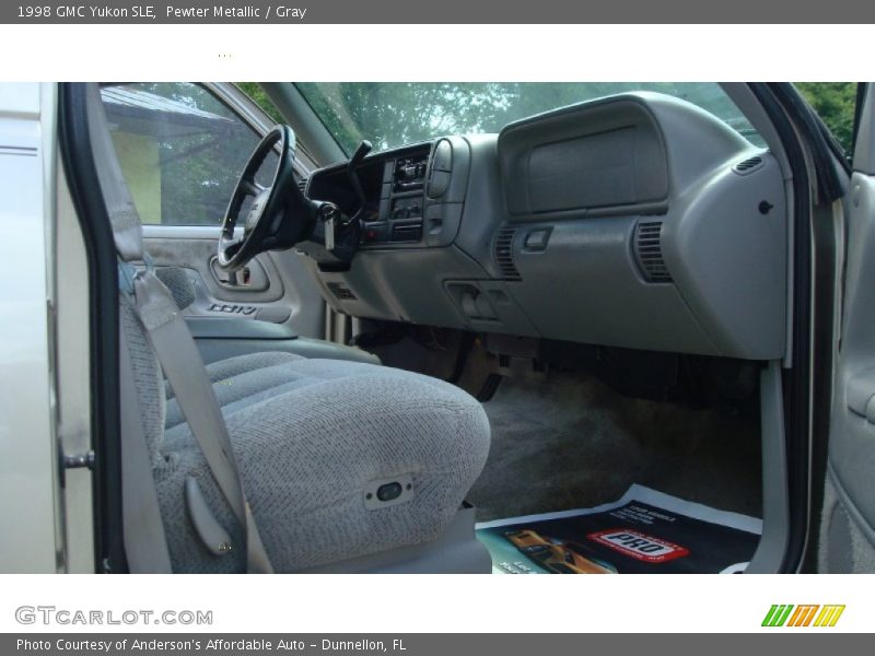 Pewter Metallic / Gray 1998 GMC Yukon SLE