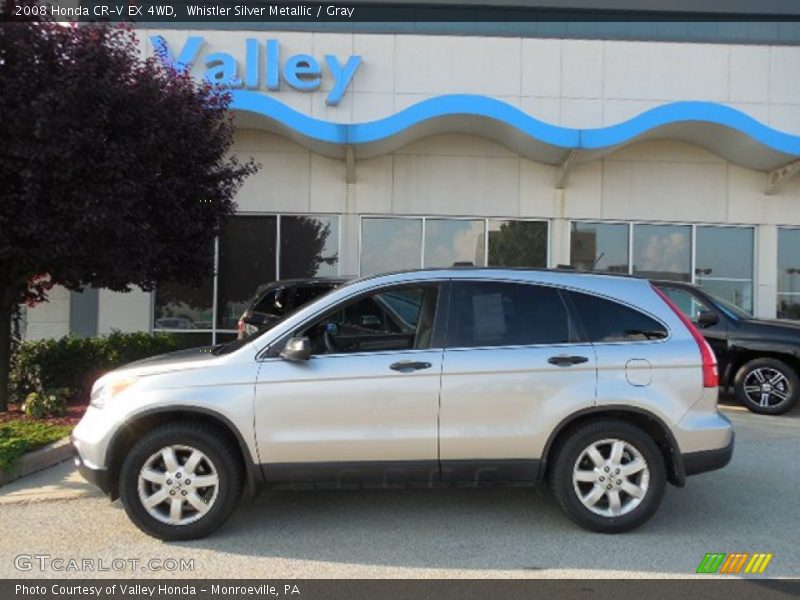 Whistler Silver Metallic / Gray 2008 Honda CR-V EX 4WD