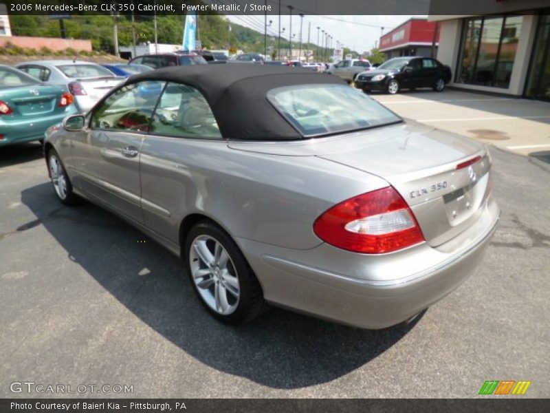 Pewter Metallic / Stone 2006 Mercedes-Benz CLK 350 Cabriolet