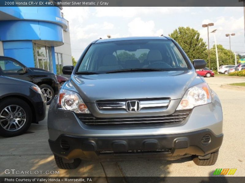 Whistler Silver Metallic / Gray 2008 Honda CR-V EX 4WD