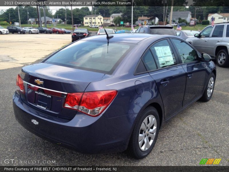 Atlantis Blue Metallic / Jet Black/Medium Titanium 2013 Chevrolet Cruze LS