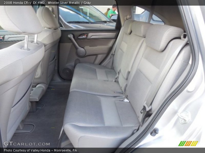 Rear Seat of 2008 CR-V EX 4WD
