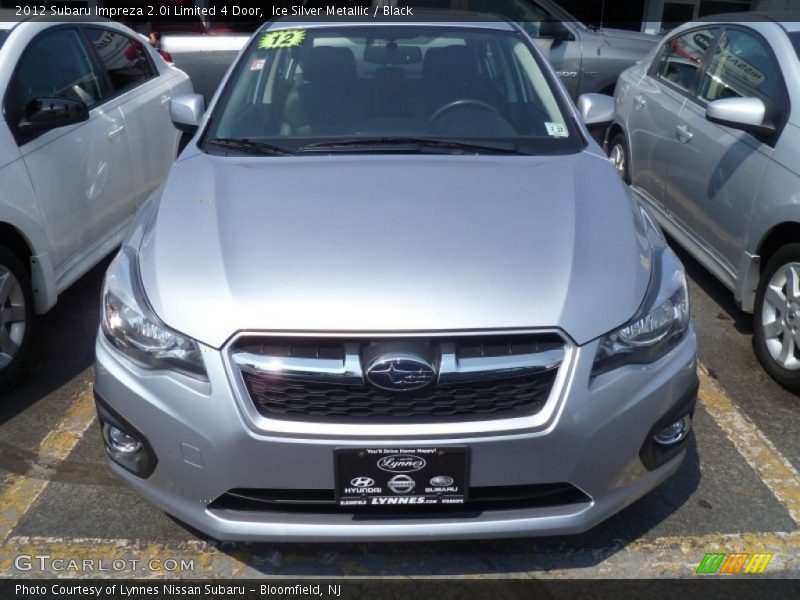 Ice Silver Metallic / Black 2012 Subaru Impreza 2.0i Limited 4 Door
