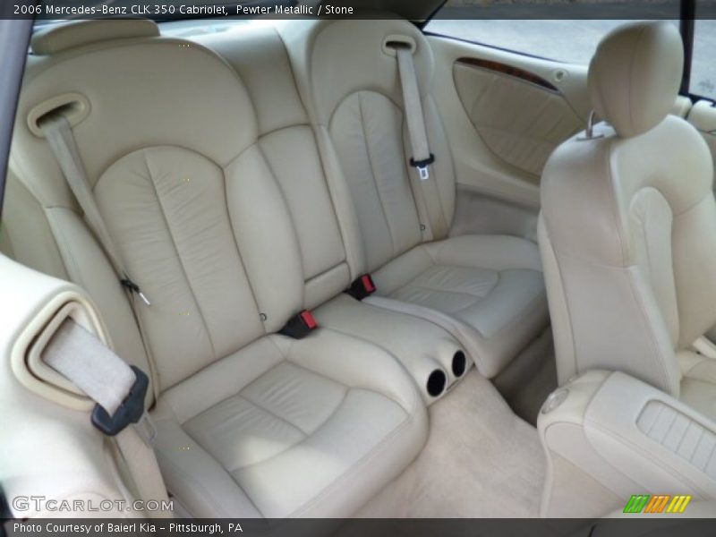 Pewter Metallic / Stone 2006 Mercedes-Benz CLK 350 Cabriolet