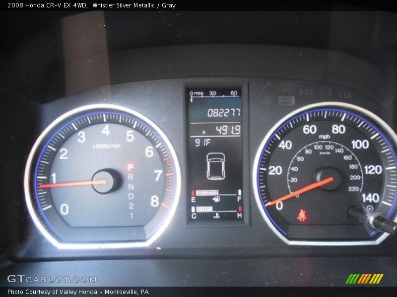 Whistler Silver Metallic / Gray 2008 Honda CR-V EX 4WD