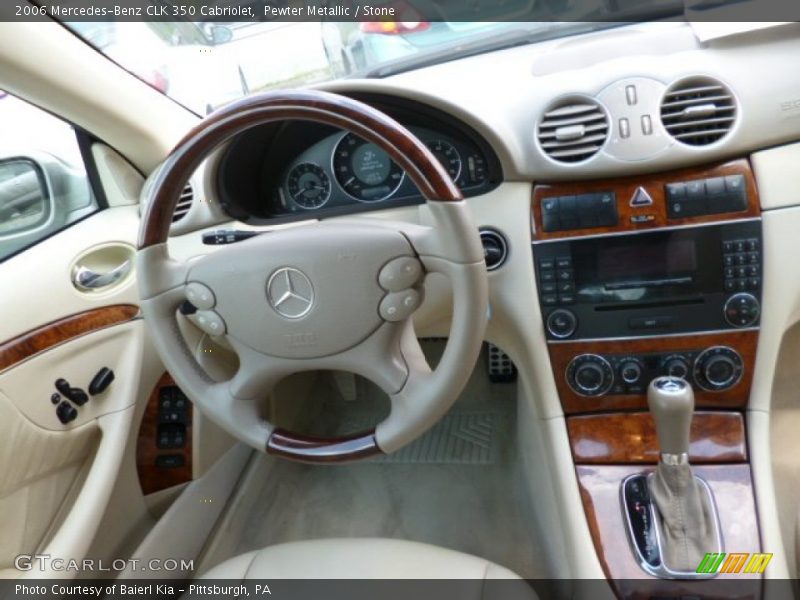 Pewter Metallic / Stone 2006 Mercedes-Benz CLK 350 Cabriolet