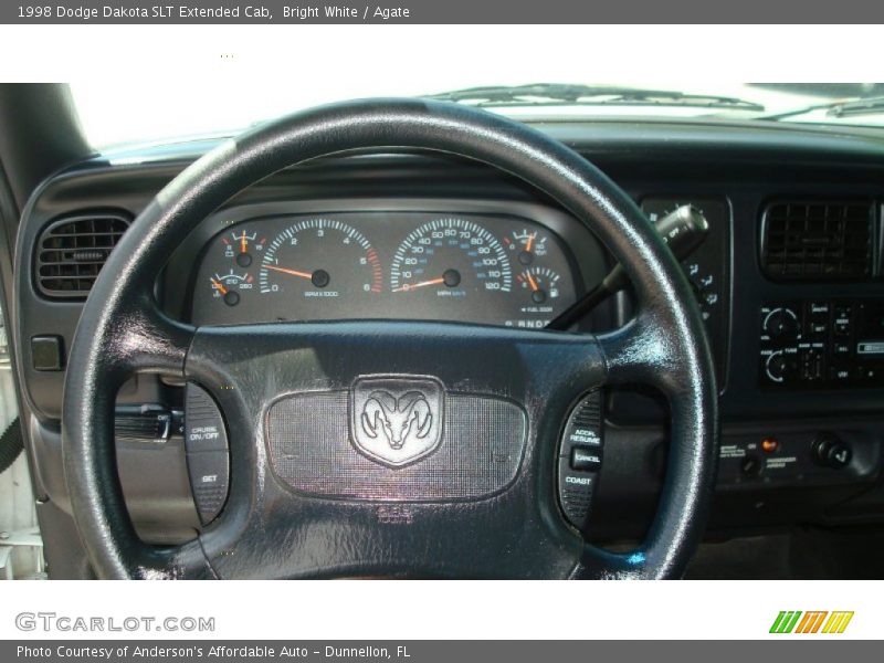 Bright White / Agate 1998 Dodge Dakota SLT Extended Cab