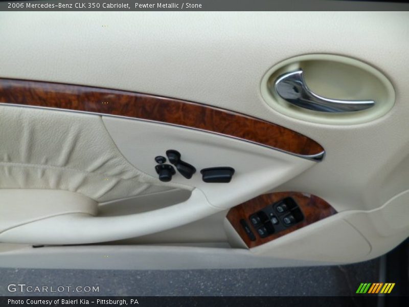 Pewter Metallic / Stone 2006 Mercedes-Benz CLK 350 Cabriolet