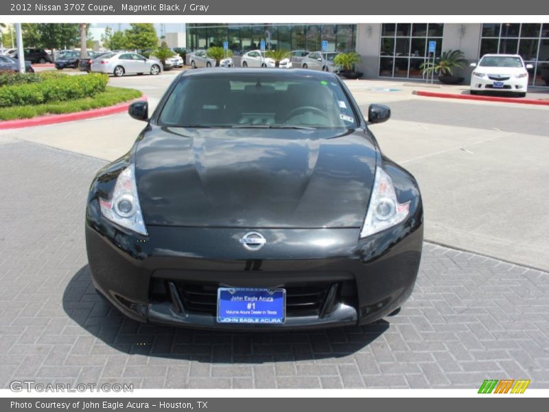 Magnetic Black / Gray 2012 Nissan 370Z Coupe