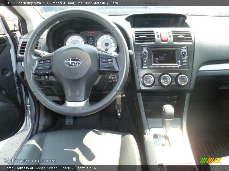 Ice Silver Metallic / Black 2012 Subaru Impreza 2.0i Limited 4 Door